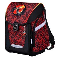 McNeill Primo Zack Schulranzen Jungen – 9-teiliges Set mit Brotdose, Trinkflasche & Action-McAddys