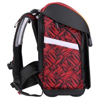 McNeill Primo Zack Schulranzen Jungen – 9-teiliges Set mit Brotdose, Trinkflasche & Action-McAddys