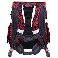 McNeill Primo Zack Schulranzen Jungen – 9-teiliges Set mit Brotdose, Trinkflasche & Action-McAddys