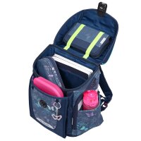 McNeill Primo Roses Schulranzen Mädchen – 9-teiliges Set mit Brotdose, Trinkflasche & süßen McAddys