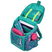 McNeill Primo Seafisch Schulranzen Mädchen – 9-teiliges Set mit Brotdose, Trinkflasche & McAddy