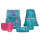 McNeill Primo Seafish Schulranzen Mädchen – 9-teiliges Set mit Brotdose, Trinkflasche & Action-McAddys