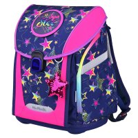 McNeill Primo Stars Schulranzen Mädchen – 9-teiliges Set mit Brotdose, Trinkflasche & McAddys