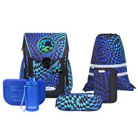 McNeill Primo Gamer Schulranzen Jungen – 9-teiliges Set mit Brotdose, Trinkflasche & McAddys