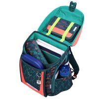 McNeill Primo Bear Schulranzen Jungen – 9-teiliges Set mit Brotdose, Trinkflasche & McAddys