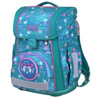 McNeill Bravo Seafisch Schulranzen Mädchen – 9-teiliges Set mit Brotdose, Trinkflasche & zwei McAddys