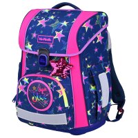 McNeill Bravo Stars Schulranzen Mädchen – 9-teiliges Set mit Brotdose, Trinkflasche & zwei McAddys