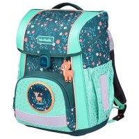 McNeill Bravo Deary Schulranzen Mädchen – 9-teiliges Set mit Brotdose, Trinkflasche & zwei McAddys