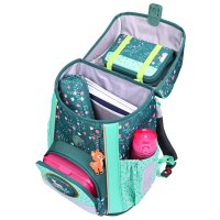 McNeill Bravo Deary Schulranzen Mädchen – 9-teiliges Set mit Brotdose, Trinkflasche & zwei McAddys