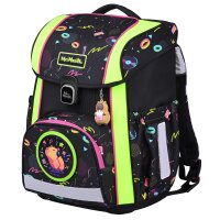 McNeill Bravo Capybar Schulranzen Mädchen – 9-teiliges Set mit Brotdose, Trinkflasche & zwei McAddys