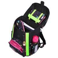 McNeill Bravo Capybar Schulranzen Mädchen – 9-teiliges Set mit Brotdose, Trinkflasche & zwei McAddys