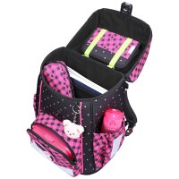 McNeill Bravo Buddy Schulranzen Mädchen – 9-teiliges Set mit Brotdose, Trinkflasche & zwei beflockten McAddys