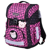 McNeill Bravo Buddy Schulranzen Mädchen – 9-teiliges Set mit Brotdose, Trinkflasche & zwei beflockten McAddys