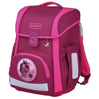 McNeill Bravo Berry Schulranzen Mädchen – 9-teiliges Set mit Brotdose, Trinkflasche & zwei McAddys