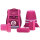 McNeill Bravo Berry Schulranzen Mädchen – 9-teiliges Set mit Brotdose, Trinkflasche & zwei McAddys