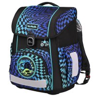 McNeill Bravo Gamer Schulranzen Jungen – 9-teiliges Set mit Brotdose, Trinkflasche & zwei McAddys