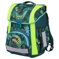 McNeill Bravo Tropic Schulranzen Jungen – 9-teiliges Set mit Brotdose, Trinkflasche & zwei McAddys