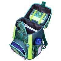 McNeill Bravo Tropic Schulranzen Jungen – 9-teiliges Set mit Brotdose, Trinkflasche & zwei McAddys