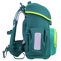 McNeill Bravo Petrol Schulranzen Jungen – 9-teiliges Set mit Brotdose, Trinkflasche & zwei McAddys