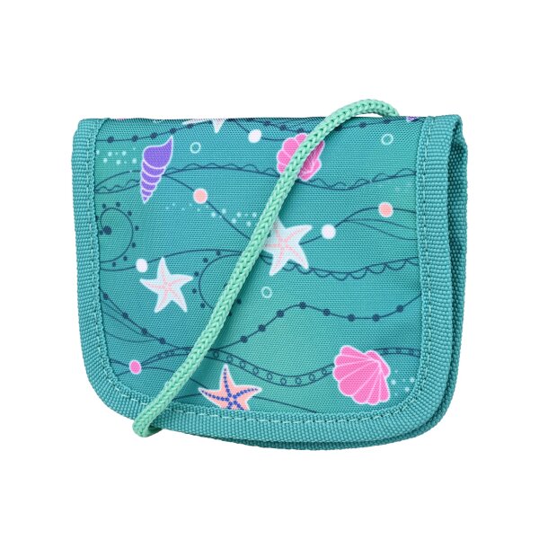 McNeill Brustbeutel SEAFISH – Kinderbrustbeutel mit Klarsichtfenster für Geld, Fahrkarte und Ausweis