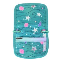 McNeill Brustbeutel SEAFISH – Kinderbrustbeutel mit Klarsichtfenster für Geld, Fahrkarte und Ausweis