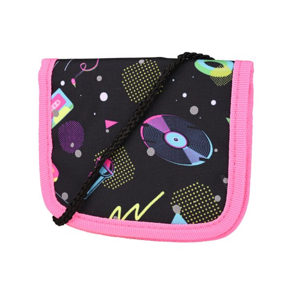 McNeill Brustbeutel CAPYBAR – Kinderbrustbeutel mit Klarsichtfenster für Geld, Fahrkarte und Ausweis