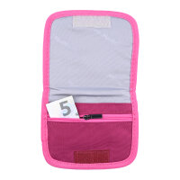 McNeill Brustbeutel BERRY – Kinderbrustbeutel mit Klarsichtfenster für Geld, Fahrkarte und Ausweis