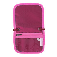 McNeill Brustbeutel BERRY – Kinderbrustbeutel mit Klarsichtfenster für Geld, Fahrkarte und Ausweis