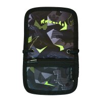 McNeill Brustbeutel DINOPARK – Kinderbrustbeutel mit Klarsichtfenster für Geld, Fahrkarte und Ausweis