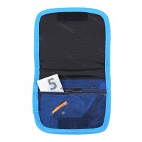 McNeill Brustbeutel SPACE – Kinderbrustbeutel mit Klarsichtfenster für Geld, Fahrkarte und Ausweis