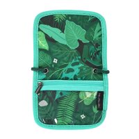 McNeill Brustbeutel TROPIC – Kinderbrustbeutel mit Klarsichtfenster für Geld, Fahrkarte und Ausweis