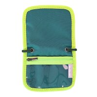 McNeill Brustbeutel PETROL – Kinderbrustbeutel mit Klarsichtfenster für Geld, Fahrkarte und Ausweis