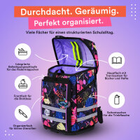 McNeill Schulranzen-Set ERGO PERFECTO, 5tlg. STITCH BLACK -Kollektion 2026-