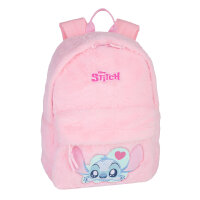 Rucksack BIG, STITCH pink FLUFFY