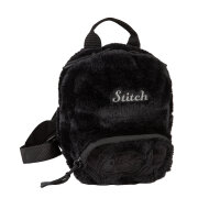 Rucksack SMALL, STITCH black FLUFFY