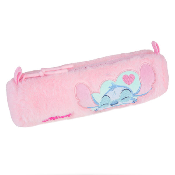 CoolPack Disney Stitch Fluffy – Stifteetui aus Plüsch in Pink