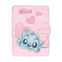 Notizbuch A5, 80 Seiten, Nr.1, STITCH FLUFFY pink