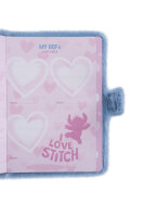 CoolPack Disney Stitch Fluffy – A5 Notizbuch mit Plüschbezug in Blau