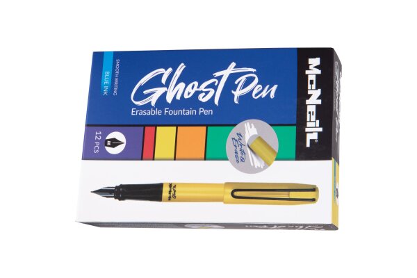 Ghost Pen Füller Metallclip VE 12, gelb