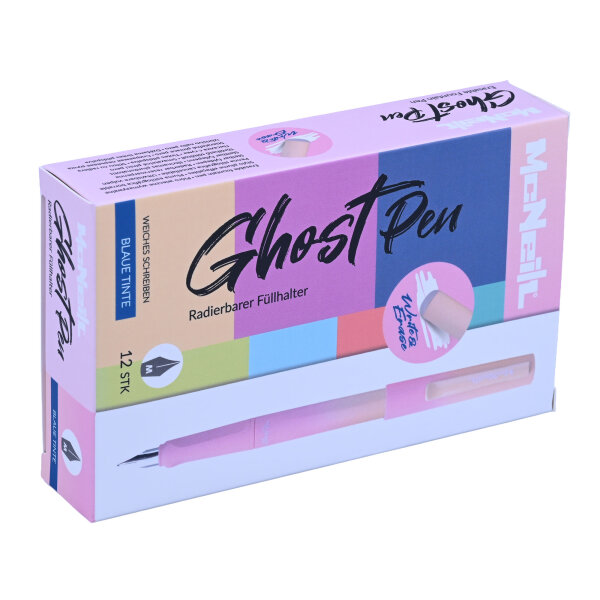 Ghost Pen Füllhalter - radierbar – 12 Stück pro Verpackung - Gradient Rosa