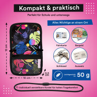 McNeill Brustbeutel – Disney STITCH III – Kinderbrustbeutel mit Klarsichtfenster für Geld, Fahrkarte und Ausweis