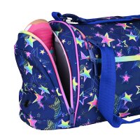 McNeill Sporttasche STARS – geräumige Sporttasche mit Nassfach für Schule & Freizeit