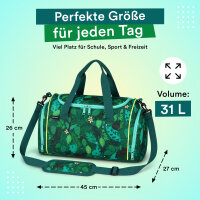 McNeill Sporttasche TROPIC – geräumige Sporttasche mit Nassfach für Schule & Freizeit