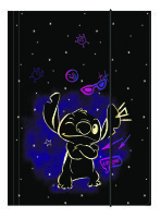 Klappmappe A4, Design 3, STITCH GOLD