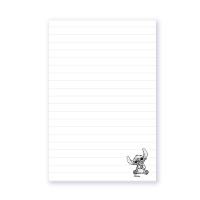 Notizbuch A5 mit Gummiband Design 1, STITCH GOLD VE 3