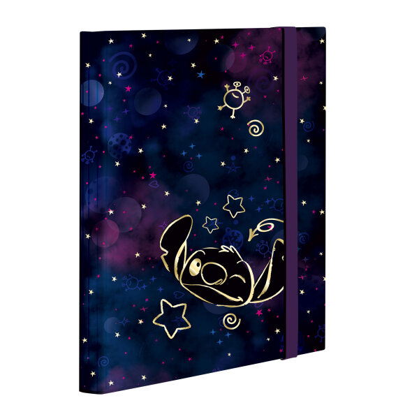 Klappmappe A4, STITCH GOLD