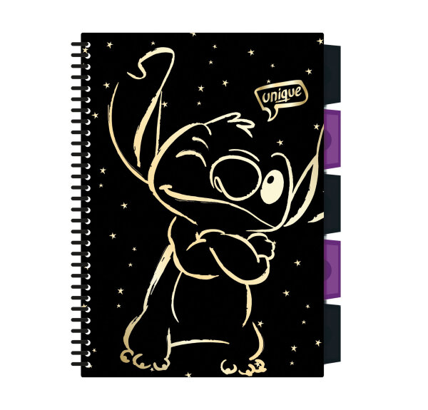 Projekt Buch A5, Design 1, STITCH GOLD