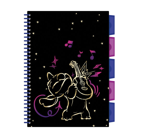 Projekt Buch A5, Design 3, STITCH GOLD