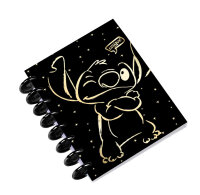 Ringbuch A5, Plastik Ring, Design 2, STITCH GOLD