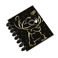 Ringbuch B5, Plastik Ring, Design 1, STITCH GOLD